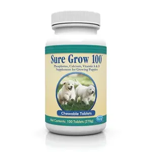 Pet Ag, Inc 31449 Sure Grow 100 Chewable Tablets for Puppies