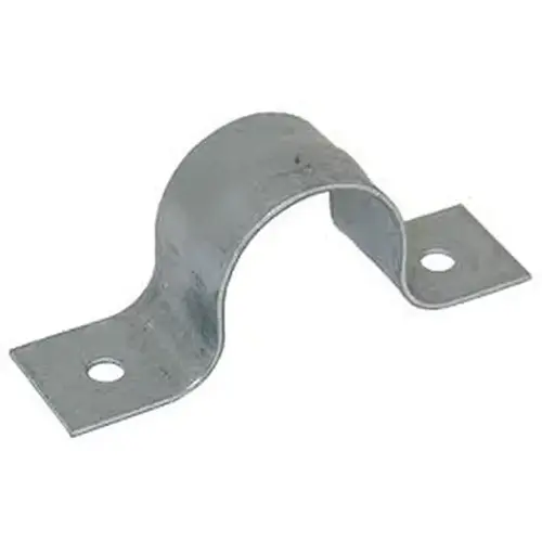 1/2" 2-Hole Galvanized Pipe Strap - pack of 100 1/2" 2-Hole Galvanized Pipe Strap - pack of 100