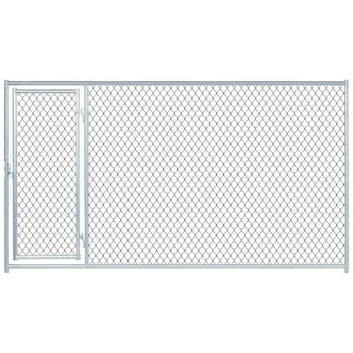 Single Door Chainlink Panel - 6 ftx10 ft Single Door Chainlink Panel - 6 ftx10 ft
