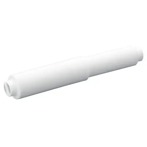 Plastic Contemporary Paper Holder Roller Only Glacier White Finish