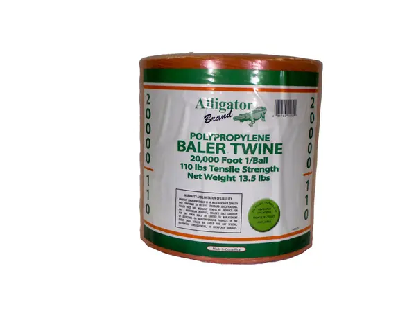 Alligator Brand 20 000 Orange Poly Baler Twine - 1 20 000 ft Tube 19901172 Alligator Brand 20 000 Orange Poly Baler Twine - 1 20 000 ft Tube 19901172