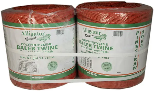 Alligator Brand 9 000 FT Orange Poly Baler Twine 19900541 Alligator Brand 9 000 FT Orange Poly Baler Twine 19900541
