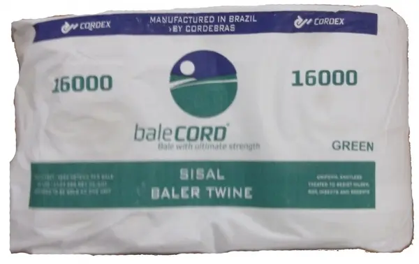 Alligator Brand 16 000 FT Green Sisal Baler Twine (2 Rolls of 8 000 FT) 19901831