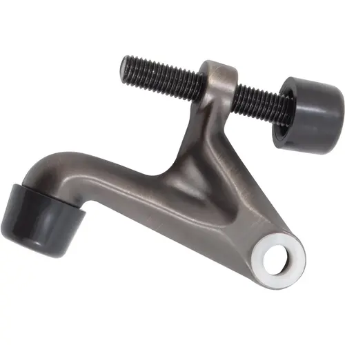 Heavy-Duty Hinge Pin Door Stop with Colored Tips, Antique Nickel Heavy-Duty Hinge Pin Door Stop with Colored Tips, Antique Nickel
