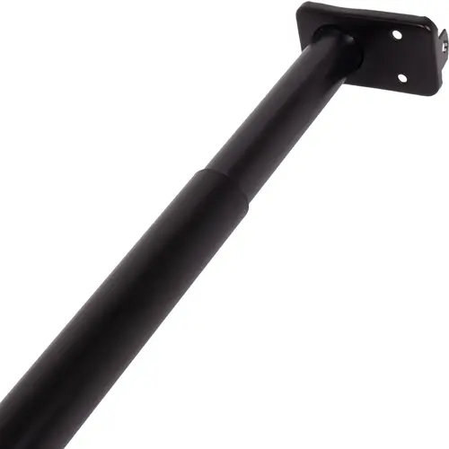 18" - 30" Adjustable Closet Pole - Matte Black 18" - 30" Adjustable Closet Pole - Matte Black