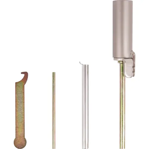 Hinge Pin Door Closer- Satin Nickel