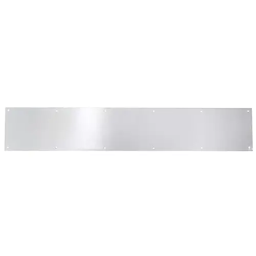 Kick Plate with Screws, 6" x 34", Satin Aluminum Kick Plate with Screws, 6" x 34", Satin Aluminum