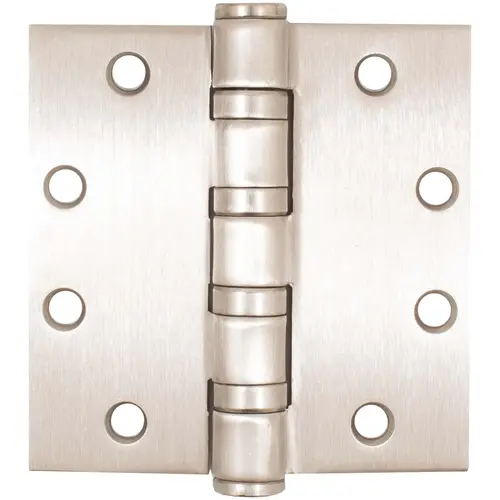 4-1/2" x 4-1/2" SQR Heavy-Duty Ball Bearing Hinge .180 Gauge - Satin Nickel