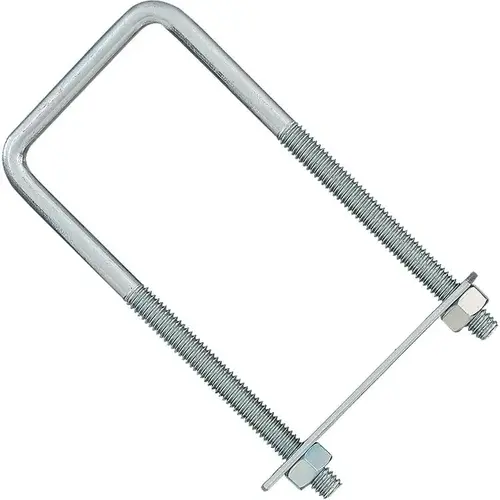 5" x 2" x 5/16" Square U Bolt - Zinc Plated 5" x 2" x 5/16" Square U Bolt - Zinc Plated