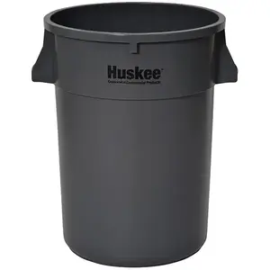 CENTREX 4444GY GATOR 44 GALLON COMMERCIAL TRASH CAN - GRAY