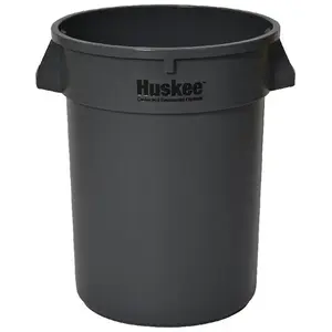 CENTREX 3200GY GATOR 32 GALLON COMMERCIAL TRASH CAN - GRAY