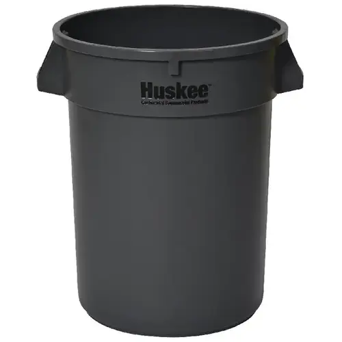 GATOR 32 GALLON COMMERCIAL TRASH CAN - GRAY