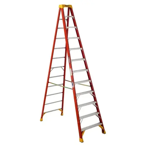 Step Ladder Single-Sided Fiberglass Type IA 12-ft Step Ladder Single-Sided Fiberglass Type IA 12-ft