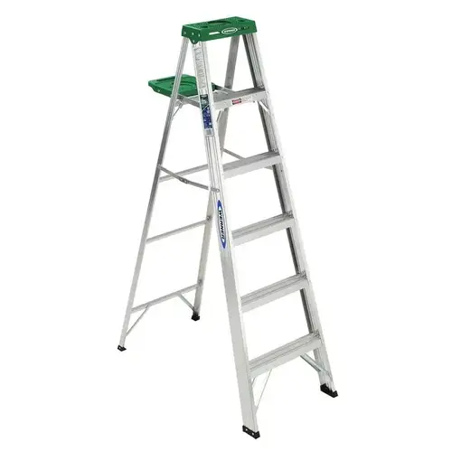 Step Ladder Single-Sided Type II 6-ft Aluminum