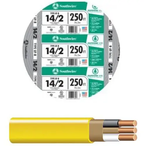 Romex SIMpull NM-B Copper Cable 14-Gauge 2-Conductor 250ft Romex SIMpull NM-B Copper Cable 14-Gauge 2-Conductor 250ft