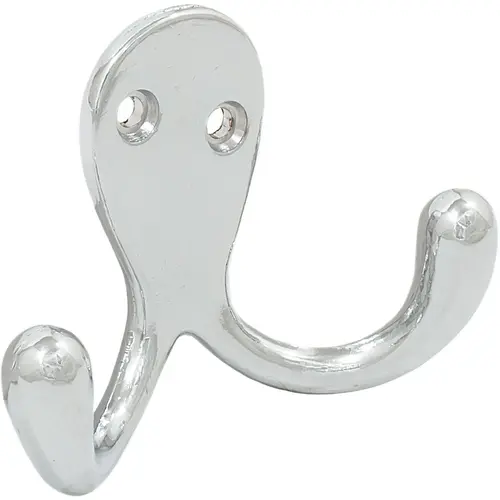 Double Robe Hook - Polished Chrome Double Robe Hook - Polished Chrome