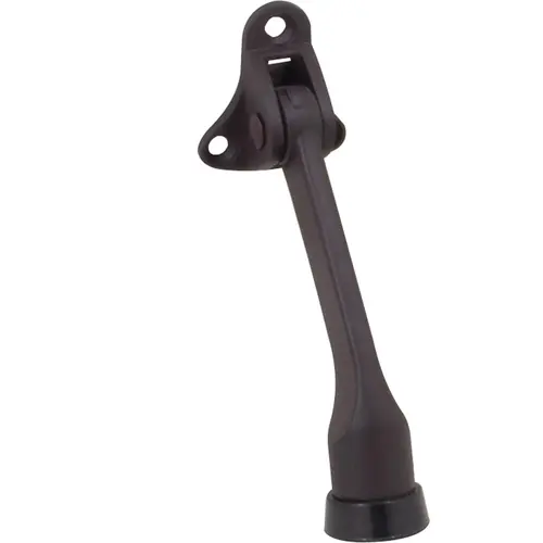 4" Kick-Down Door Stop - Oil-Rubbed Bronze