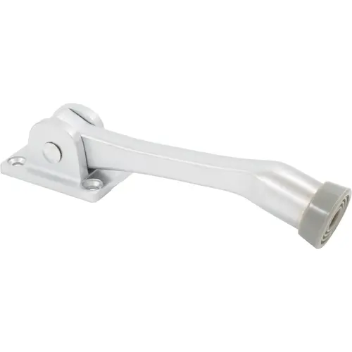 Heavy-Duty Kick-Down Holder with 4 Screws, 5 Inches, Satin Chrome Heavy-Duty Kick-Down Holder with 4 Screws, 5 Inches, Satin Chrome