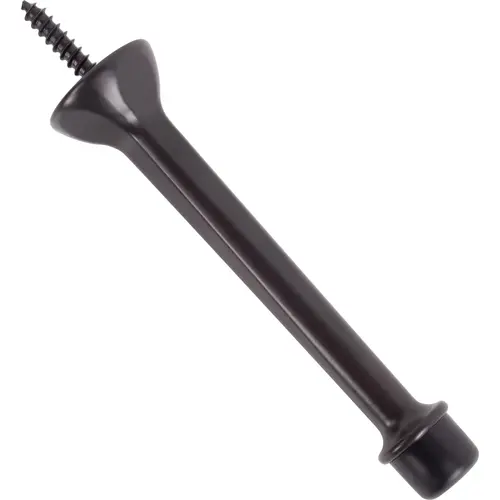 Heavy-Duty Solid Door Stop, 4 Inches, Oil-Rubbed Bronze Heavy-Duty Solid Door Stop, 4 Inches, Oil-Rubbed Bronze