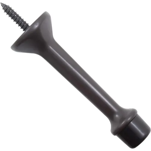 Heavy-Duty Solid Door Stop, 3 Inches, Oil-Rubbed Bronze Heavy-Duty Solid Door Stop, 3 Inches, Oil-Rubbed Bronze
