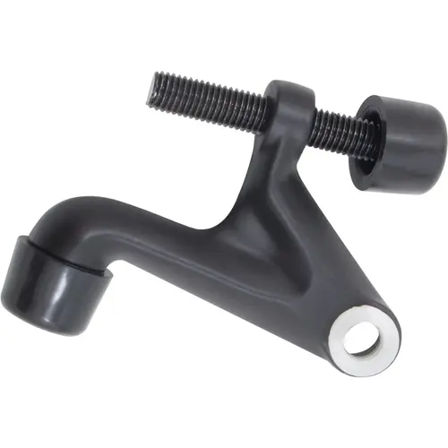 Heavy-Duty Hinge Pin Door Stop with Colored Tips, Matte Black Heavy-Duty Hinge Pin Door Stop with Colored Tips, Matte Black