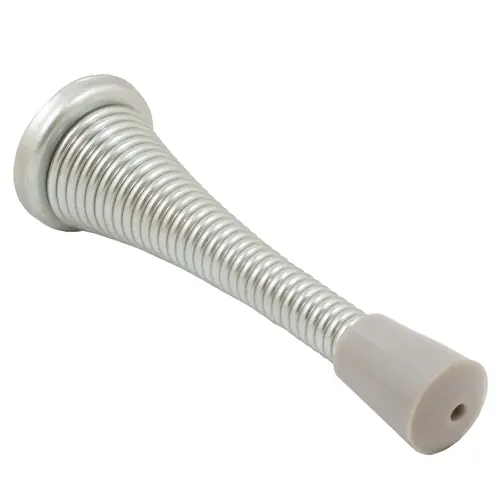 Heavy-Duty Spring Door Stop, 3 Inches, 100-Pack, Satin Chrome Heavy-Duty Spring Door Stop, 3 Inches, 100-Pack, Satin Chrome