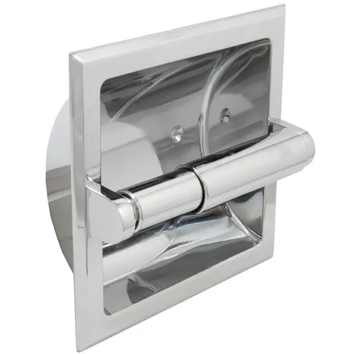 Recessed Paper Holder - Polished Chrome Recessed Paper Holder - Polished Chrome