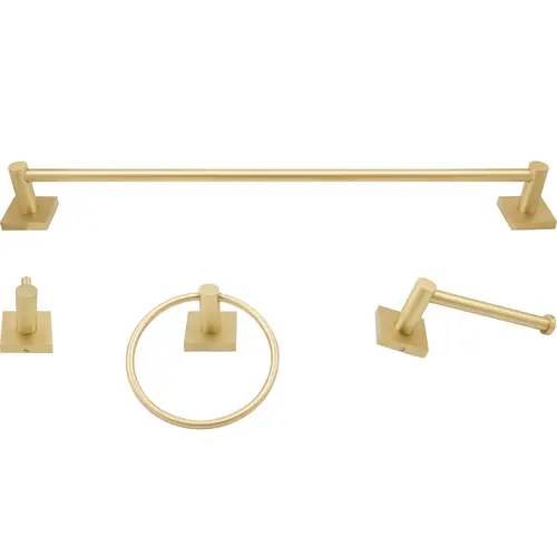 Vienna 4-Piece Set - Satin Brass Vienna 4-Piece Set - Satin Brass