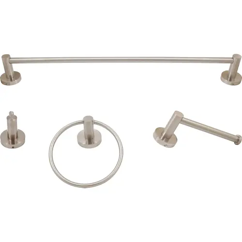 Zurich 4-Piece Set - Satin Nickel Zurich 4-Piece Set - Satin Nickel
