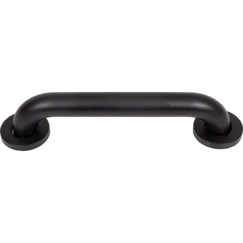 Knurled 12" Grab Bar - Matte Black Knurled 12" Grab Bar - Matte Black