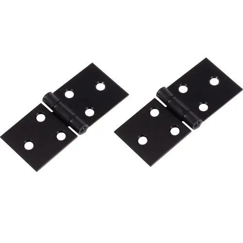 1-1/2" Back Flap Hinge - pack of 2 - Matte Black 1-1/2" Back Flap Hinge - pack of 2 - Matte Black