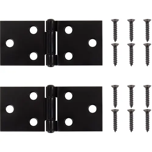 2" Back Flap Hinge - pack of 2 - Matte Black 2" Back Flap Hinge - pack of 2 - Matte Black