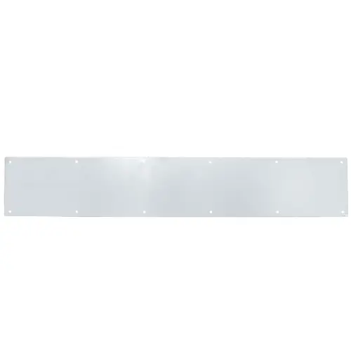 Kick Plate with Screws, 6" x 34", Satin Stainless Steel Kick Plate with Screws, 6" x 34", Satin Stainless Steel