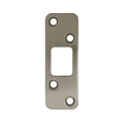 3-5/8" x 1-1/4" RC Deadbolt Strike - Satin Nickel