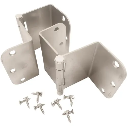 3-1/2" 5/8R Swing Clear Hinge - pack of 2 - Satin Nickel 3-1/2" 5/8R Swing Clear Hinge - pack of 2 - Satin Nickel