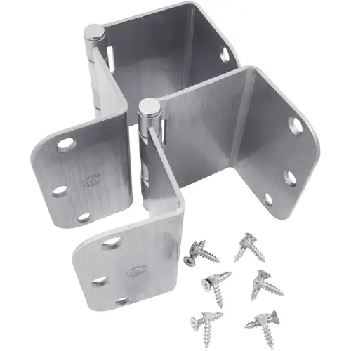 3-1/2" 5/8R Swing Clear Hinge - pack of 2 - Satin Chrome 3-1/2" 5/8R Swing Clear Hinge - pack of 2 - Satin Chrome