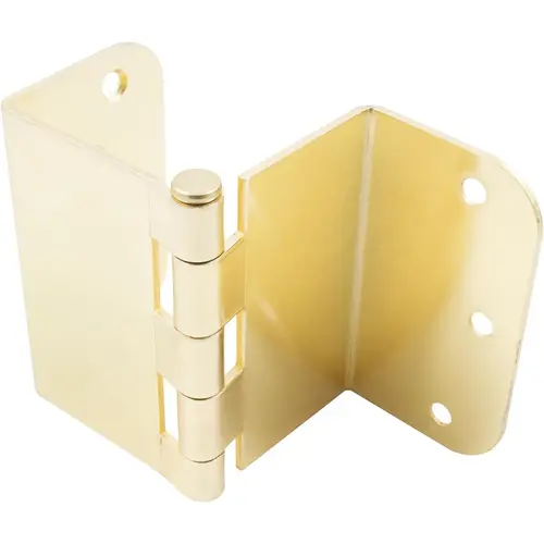 3-1/2" 5/8R Swing Clear Hinge - pack of 2 - Polished Brass 3-1/2" 5/8R Swing Clear Hinge - pack of 2 - Polished Brass