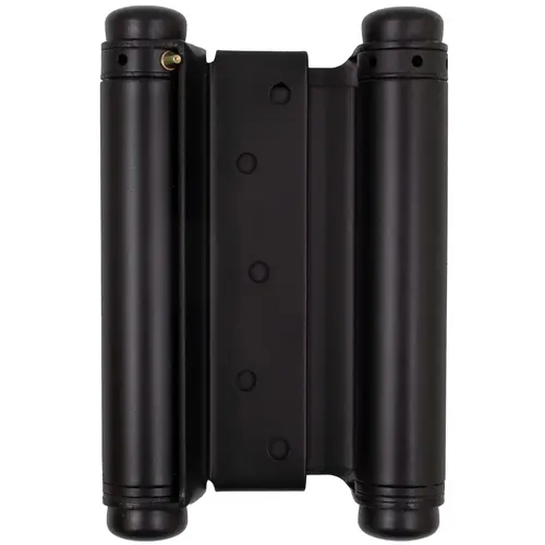 6" Heavy-Duty Double Acting Spring Hinge - Matte Black 6" Heavy-Duty Double Acting Spring Hinge - Matte Black