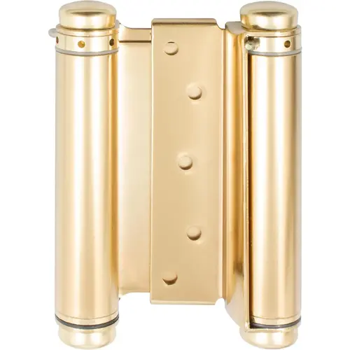 6" Heavy-Duty Double Acting Spring Hinge - Brass