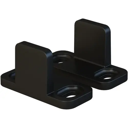 Floor Mount Metal Door Guide Set for Sliding Doors, Matte Black Floor Mount Metal Door Guide Set for Sliding Doors, Matte Black