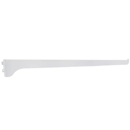16" Single Track Shelf Bracket - White