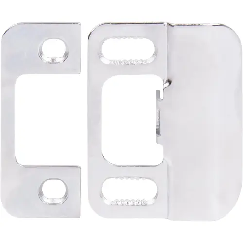 Adjustable Strike Plate - Polished Chrome