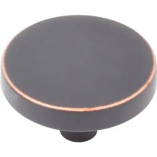 Contemporary Round 1-1/2" Knob - Vintage Bronze Contemporary Round 1-1/2" Knob - Vintage Bronze