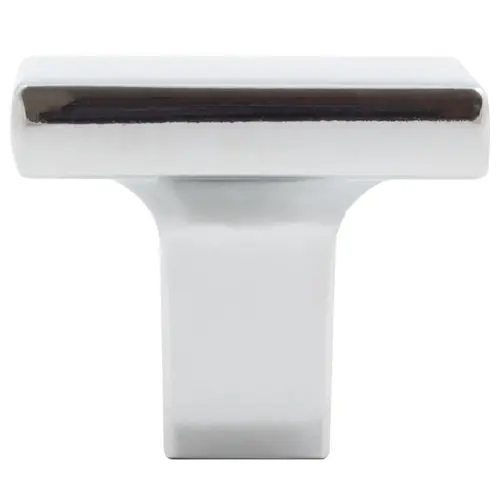 Contemporary Square 1-1/8" Knob - Polished Chrome Contemporary Square 1-1/8" Knob - Polished Chrome