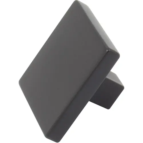Contemporary Square 1-1/2" Knob - Matte Black Contemporary Square 1-1/2" Knob - Matte Black