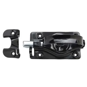 Albany Hardware AB00011 1 Whitcomb Swinging Door Latch - Black Enamel