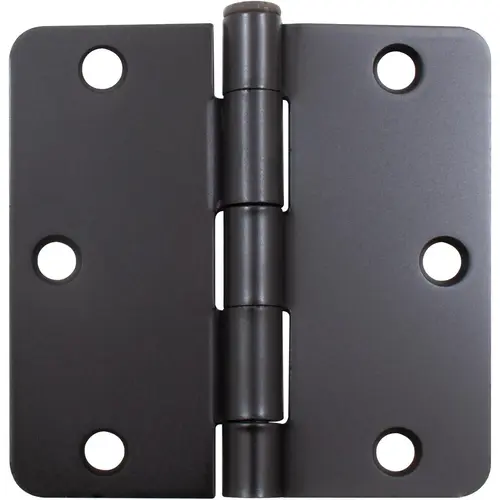 3-1/2" 1/4R Standard Hinge - pack of 100 - Oil-Rubbed Bronze