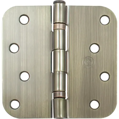 4" 5/8R Ball Bearing Hinge - pack of 100 - Antique Brass 4" 5/8R Ball Bearing Hinge - pack of 100 - Antique Brass