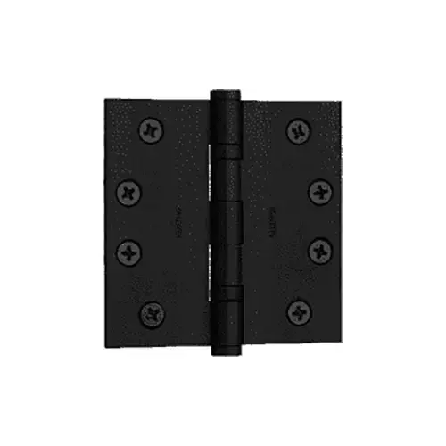 1046.190 4.5" SQR Ball-Bearing Hinge - Satin Black 1046.190 4.5" SQR Ball-Bearing Hinge - Satin Black