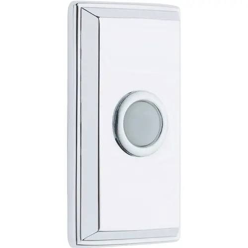 Rectangular Doorbell Button - Polished Chrome Rectangular Doorbell Button - Polished Chrome